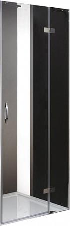 Дверь для душевого уголка Cezares BERGAMO-W-60/40-C-Cr-R стекло прозрачное