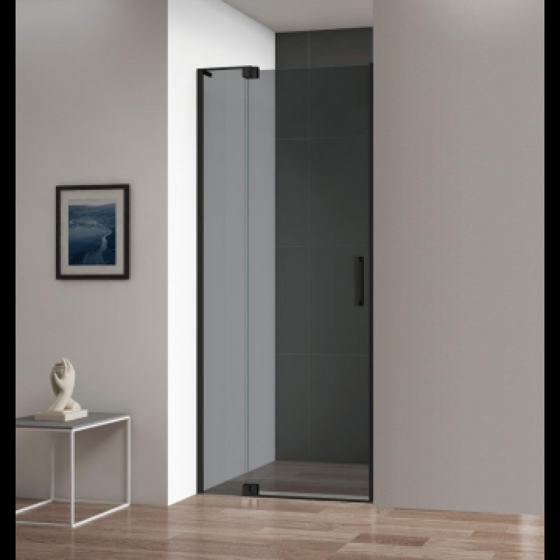 Дверное полотно Cezares Slider 70 SLIDER-70/80-GL-FIX/DOR-BR стекло тонированное