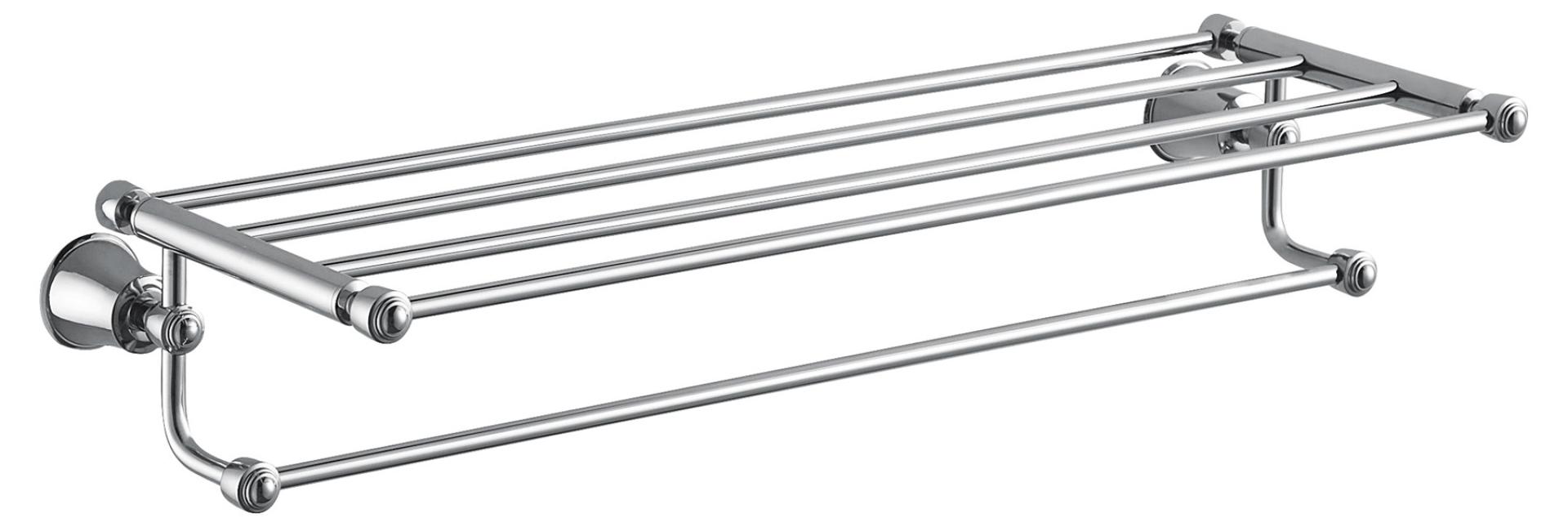 Полка для полотенец Cezares Liberty CZR-F-8980 хром