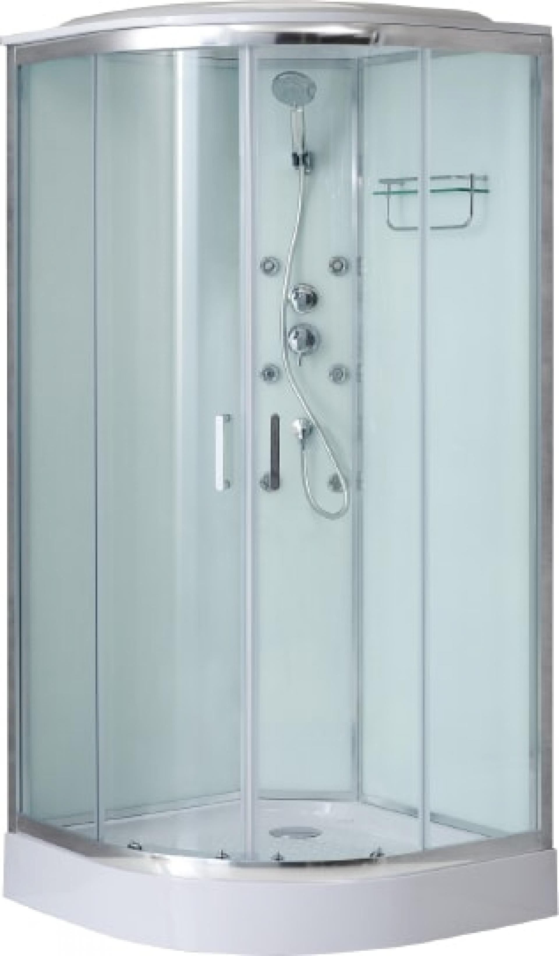 Душевая кабина BelBagno UNO-CAB-R-2-90-C-Cr-TOP