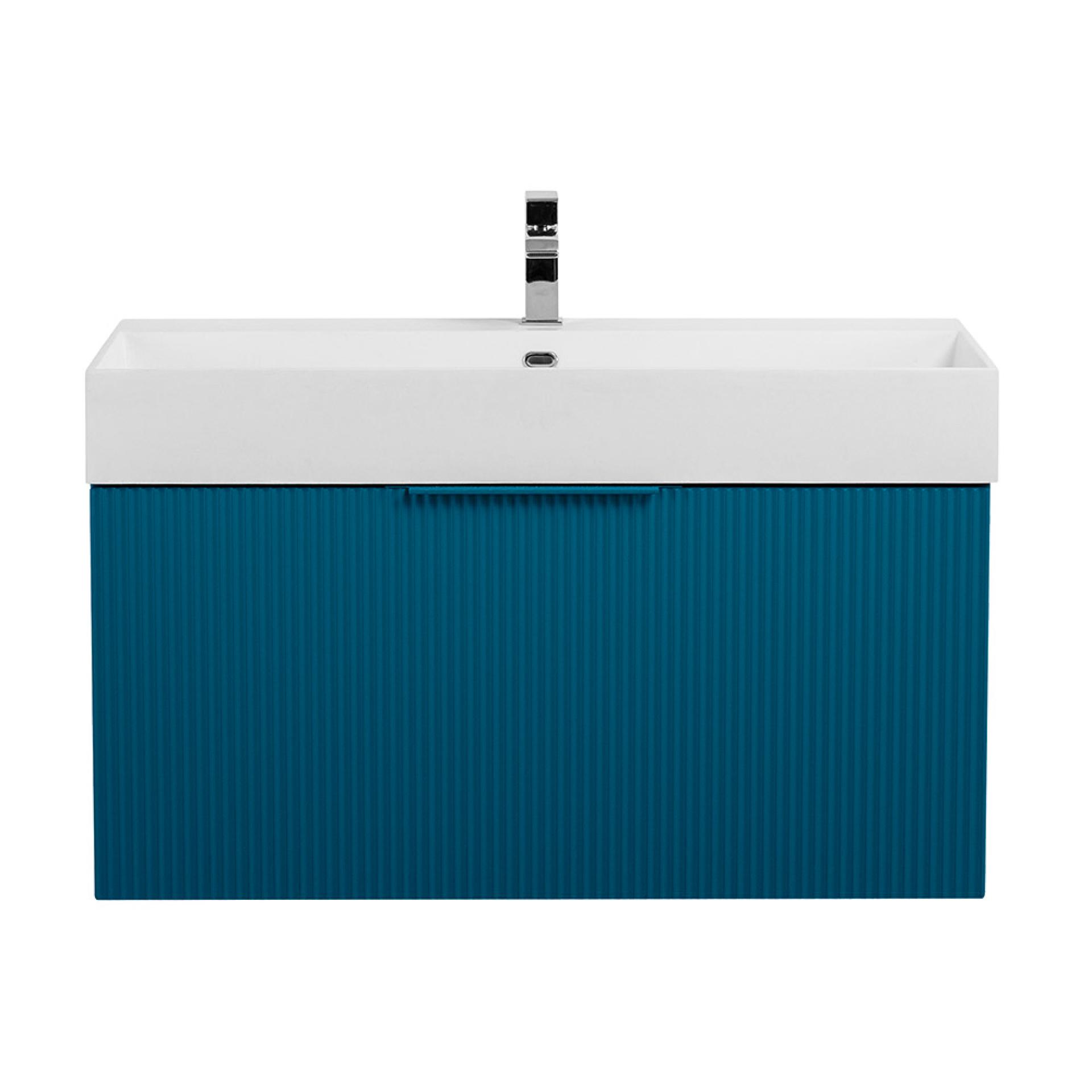 Тумба под раковину Cezares Premium 90 55443 Blu Petrolio