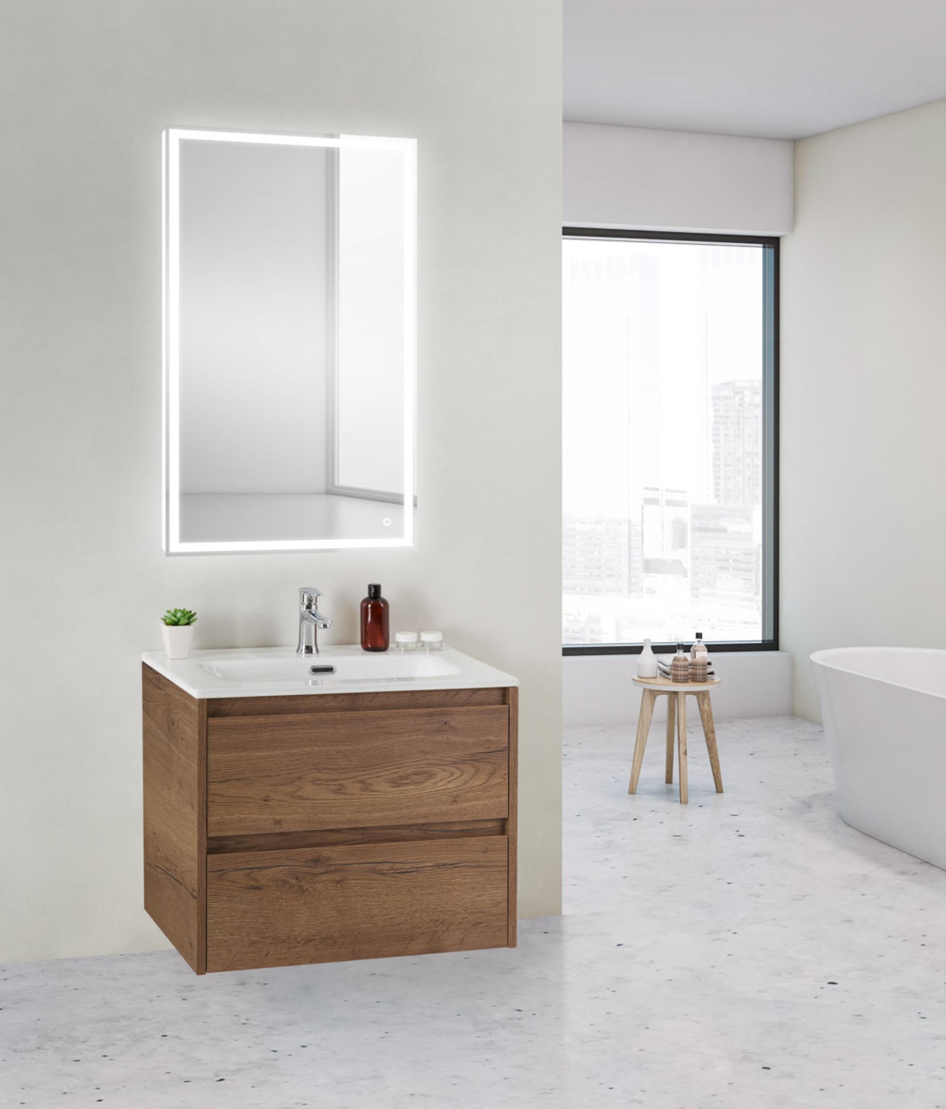 Тумба для комплекта BelBagno KRAFT 39-500/390-2C-SO-RT rovere tabacco