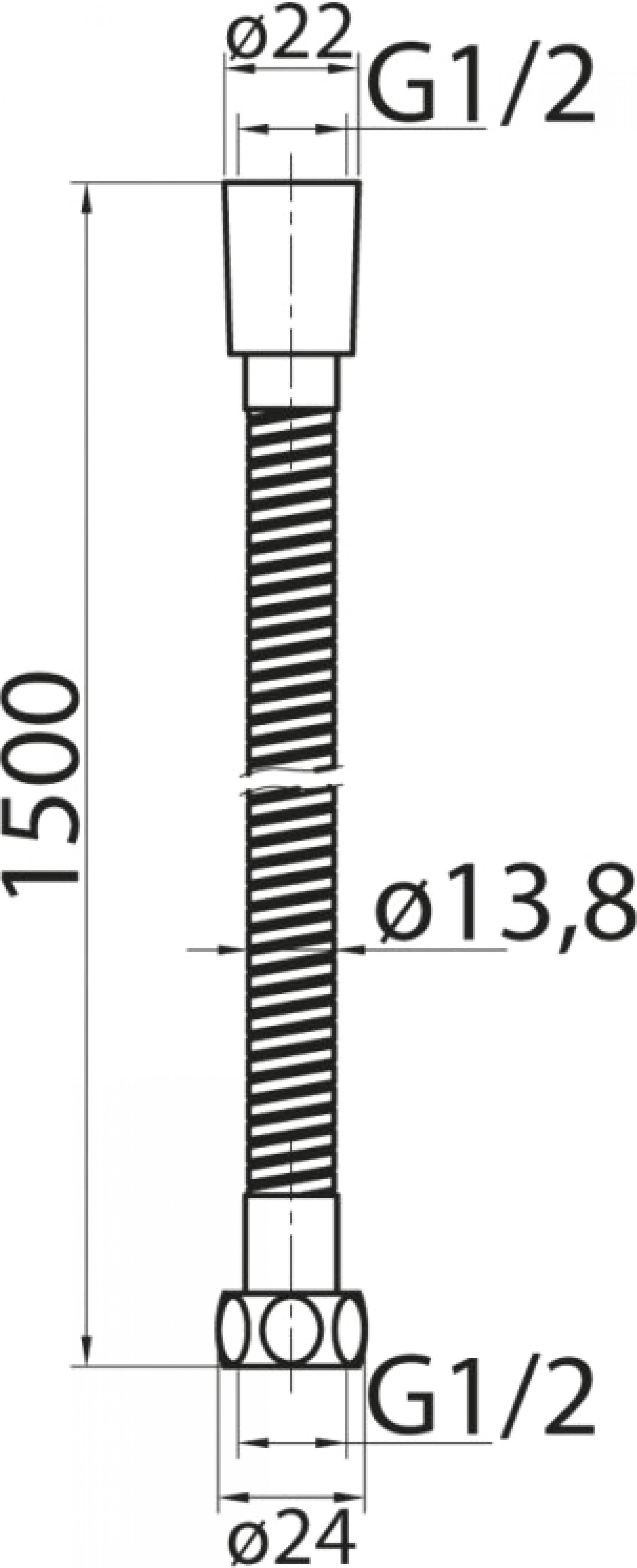 Душевой шланг Cezares CZR-F-FMDC-01