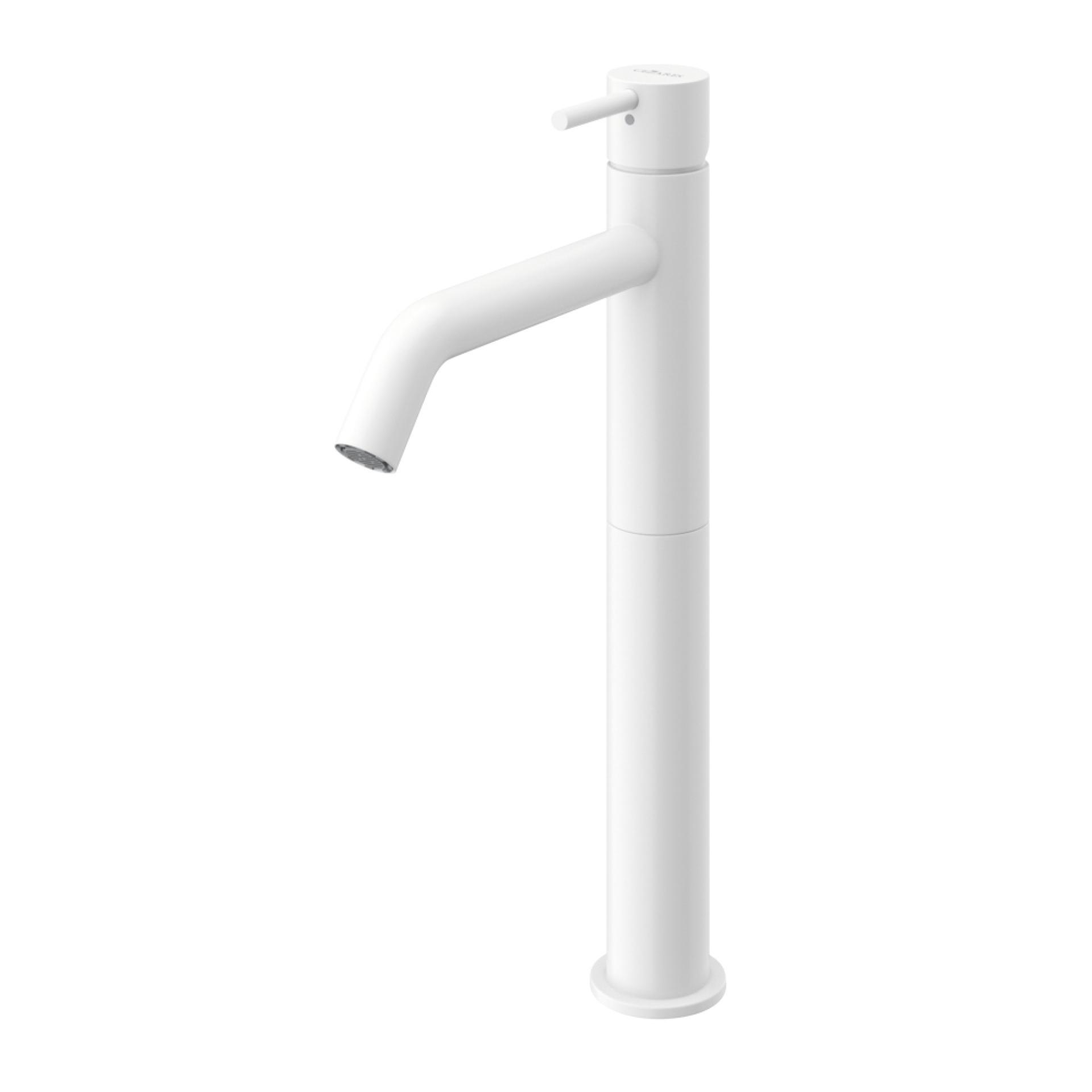 Смеситель для раковины Cezares Leaf LEAF-LC2-L-BIO белый матовый