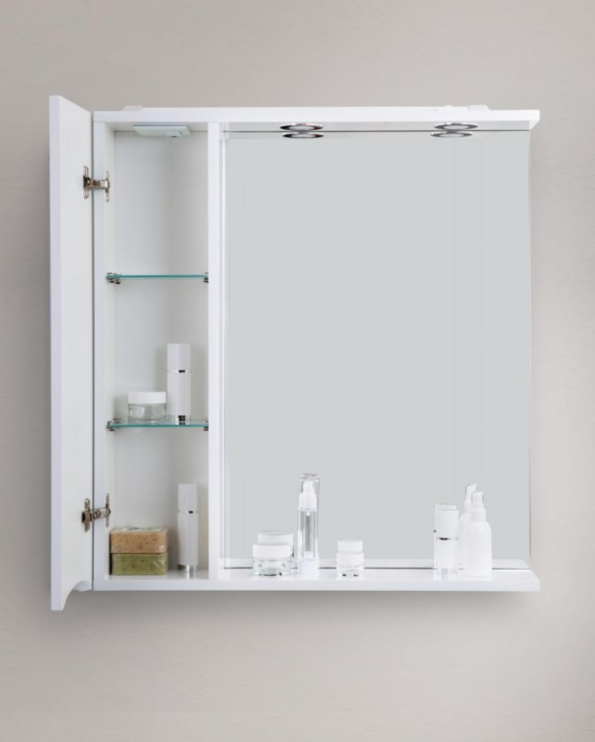 Зеркало-шкаф 60 см BelBagno MARINO-SPC-600/750-1A-BL-P-R