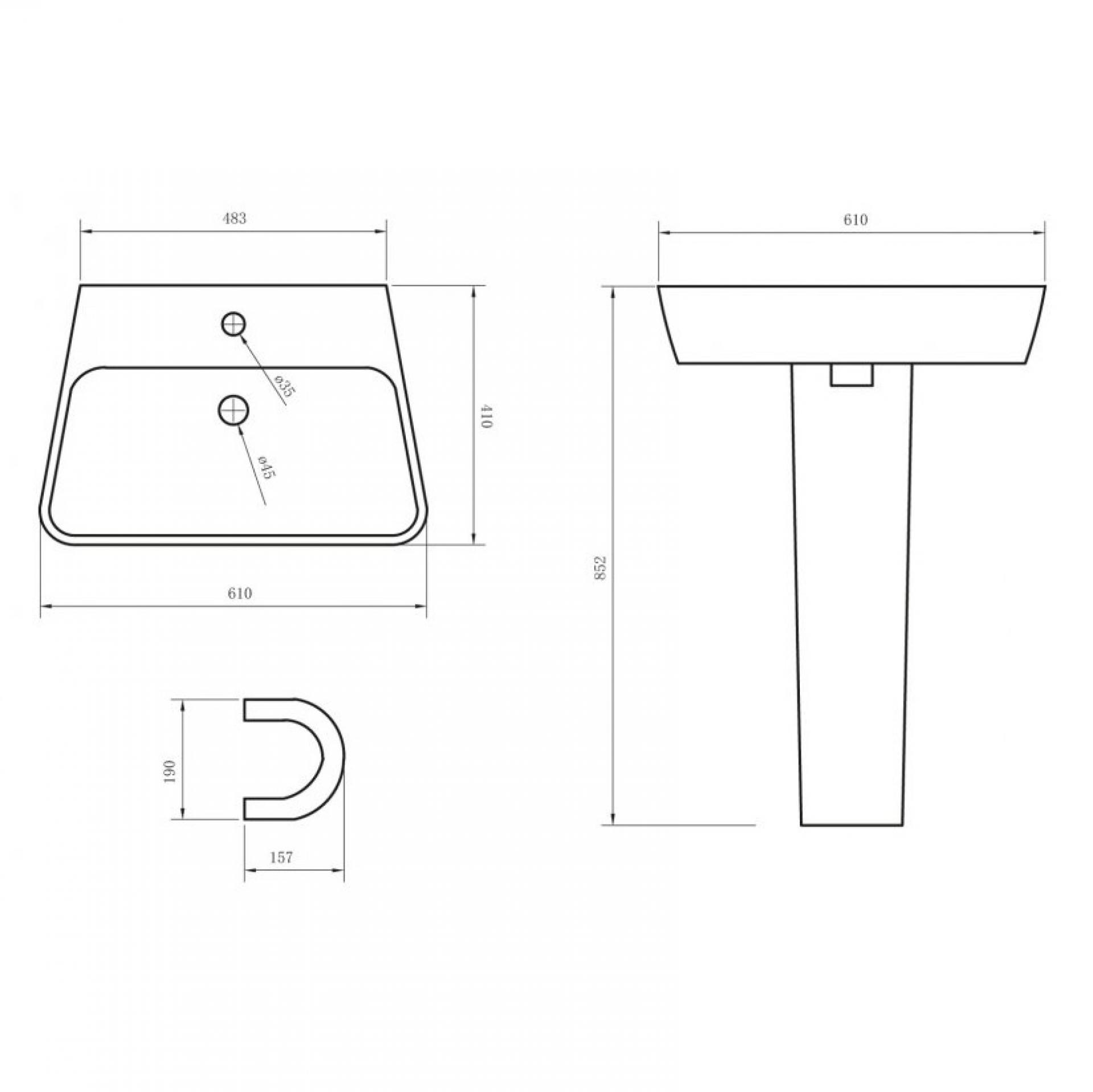 Пьедестал BelBagno Romina BB121P