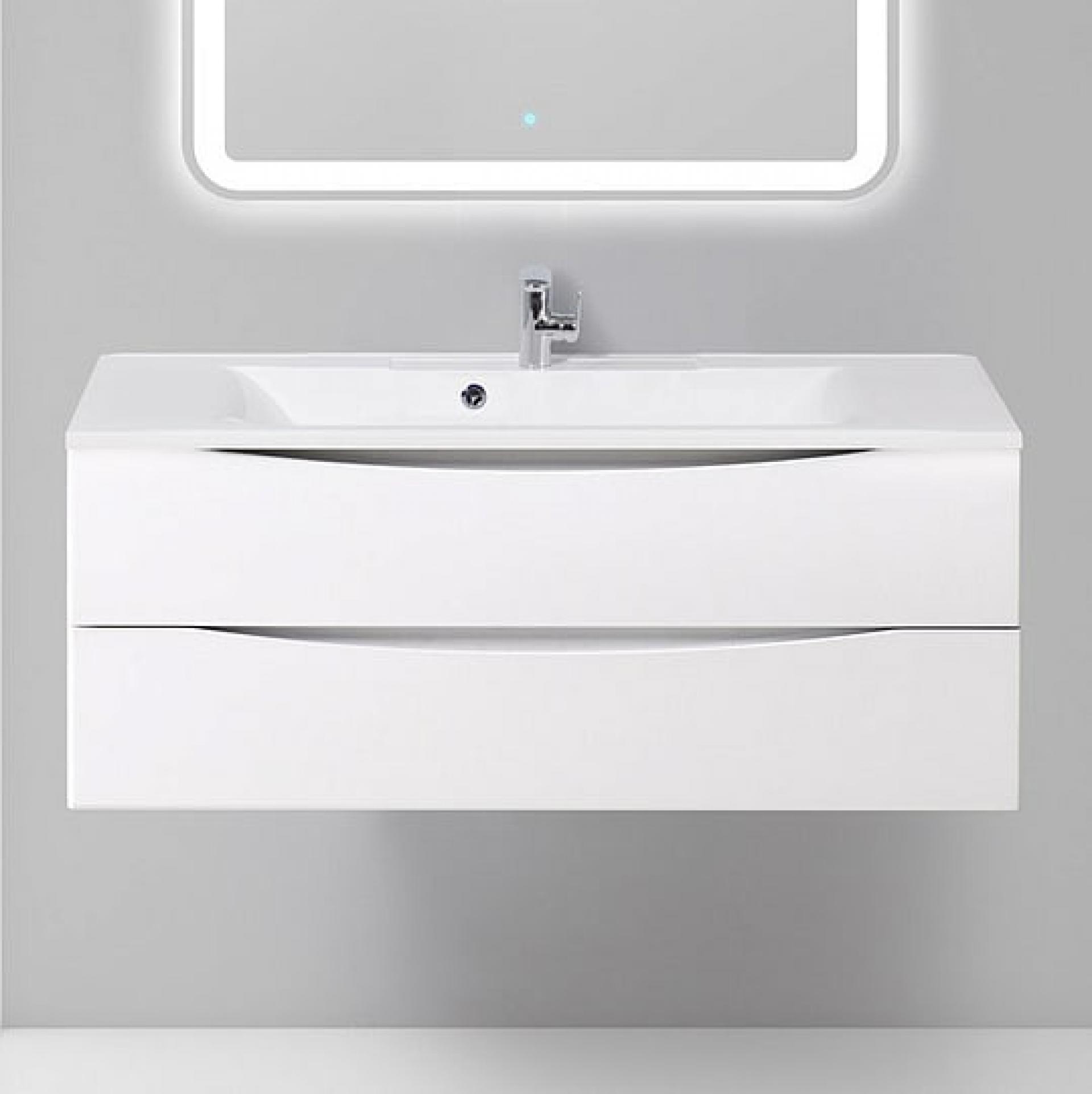 Тумба для комплекта BelBagno MARINO-1200-2C-SO-BL-P bianco lucido