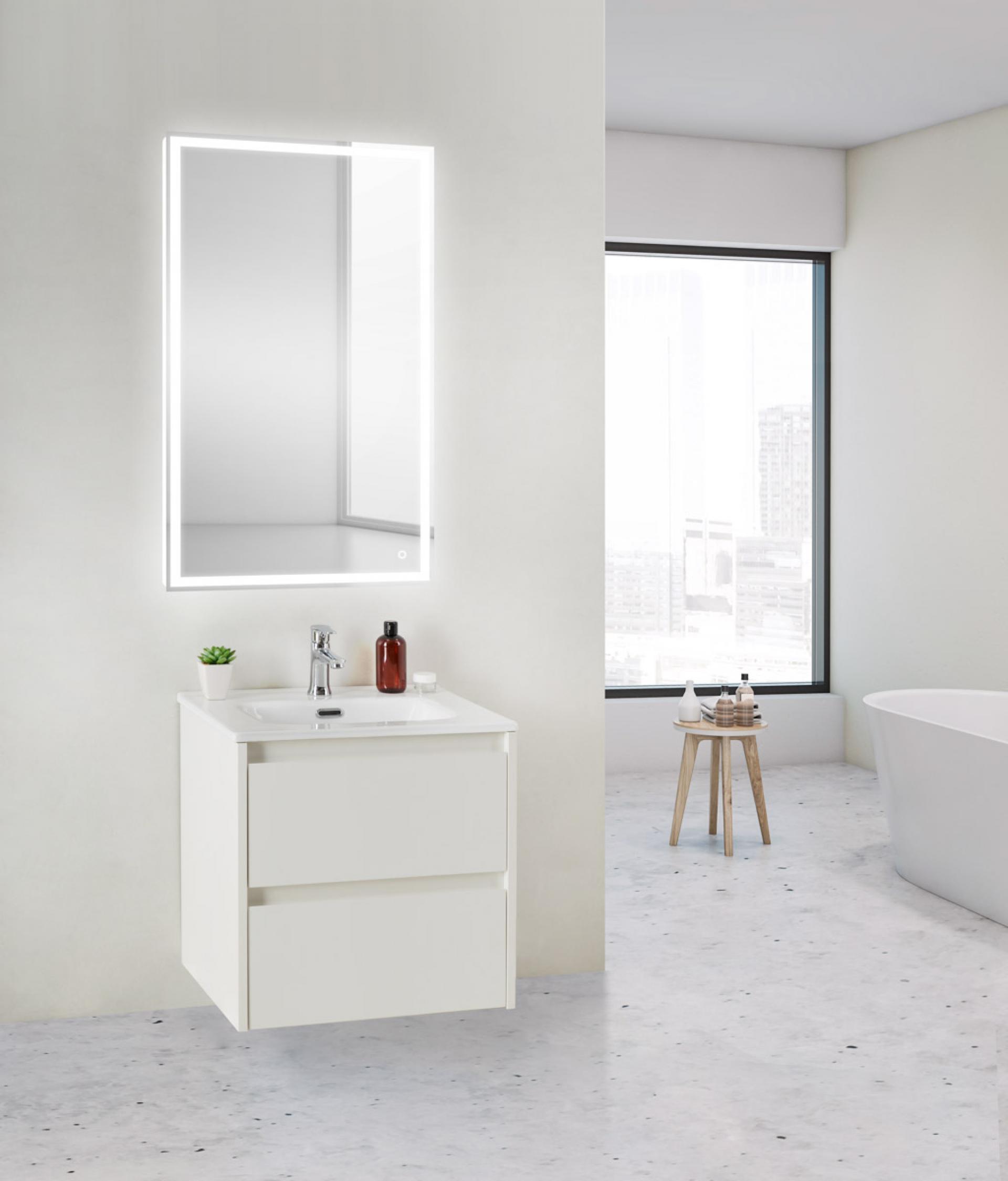 Тумба для комплекта BelBagno KRAFT 39-500/390-2C-SO-BO bianco opaco