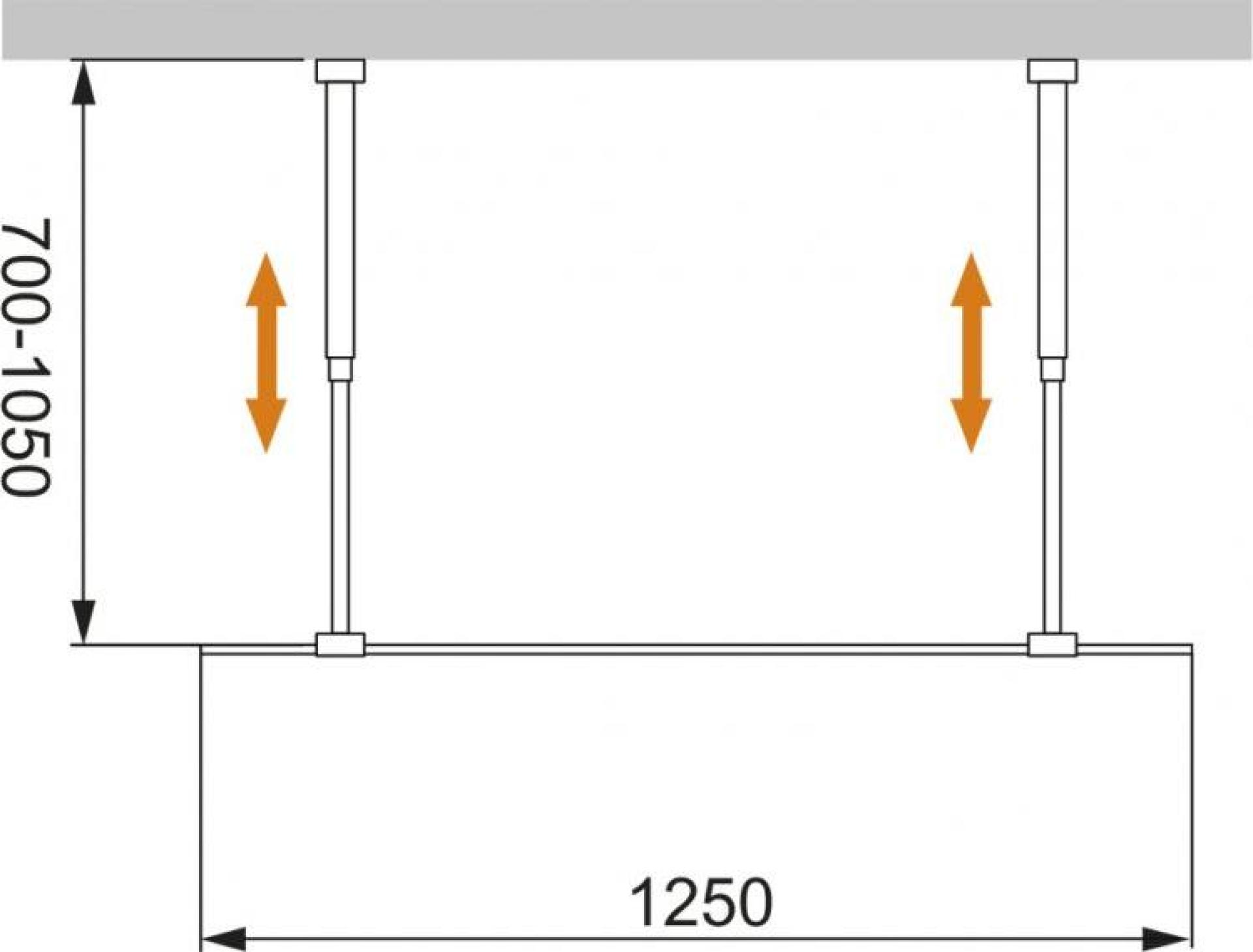 Душевая перегородка Cezares LIBERTA-L-2-125-C-Cr