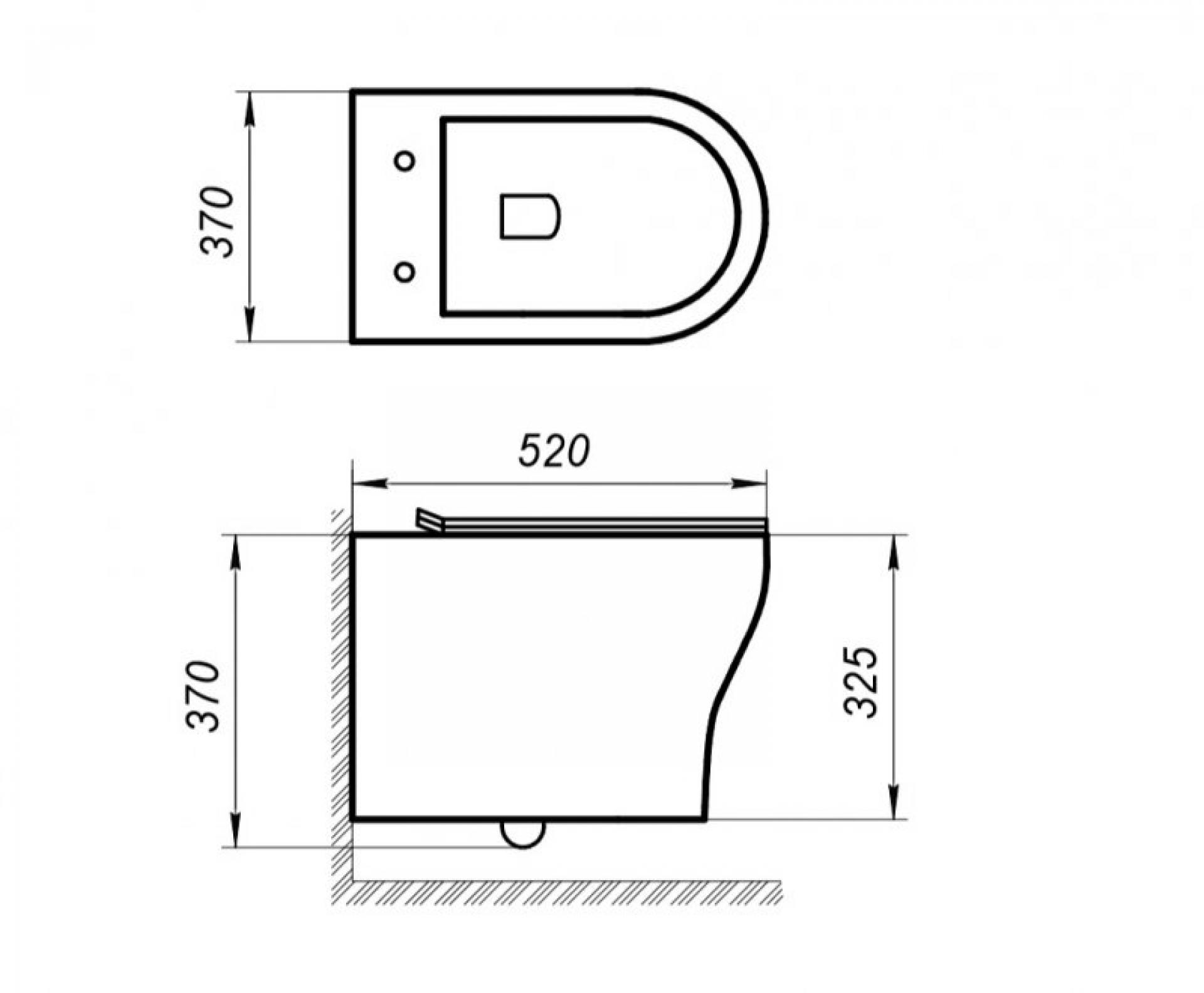 Унитаз подвесной BelBagno Acqua BB340CHR