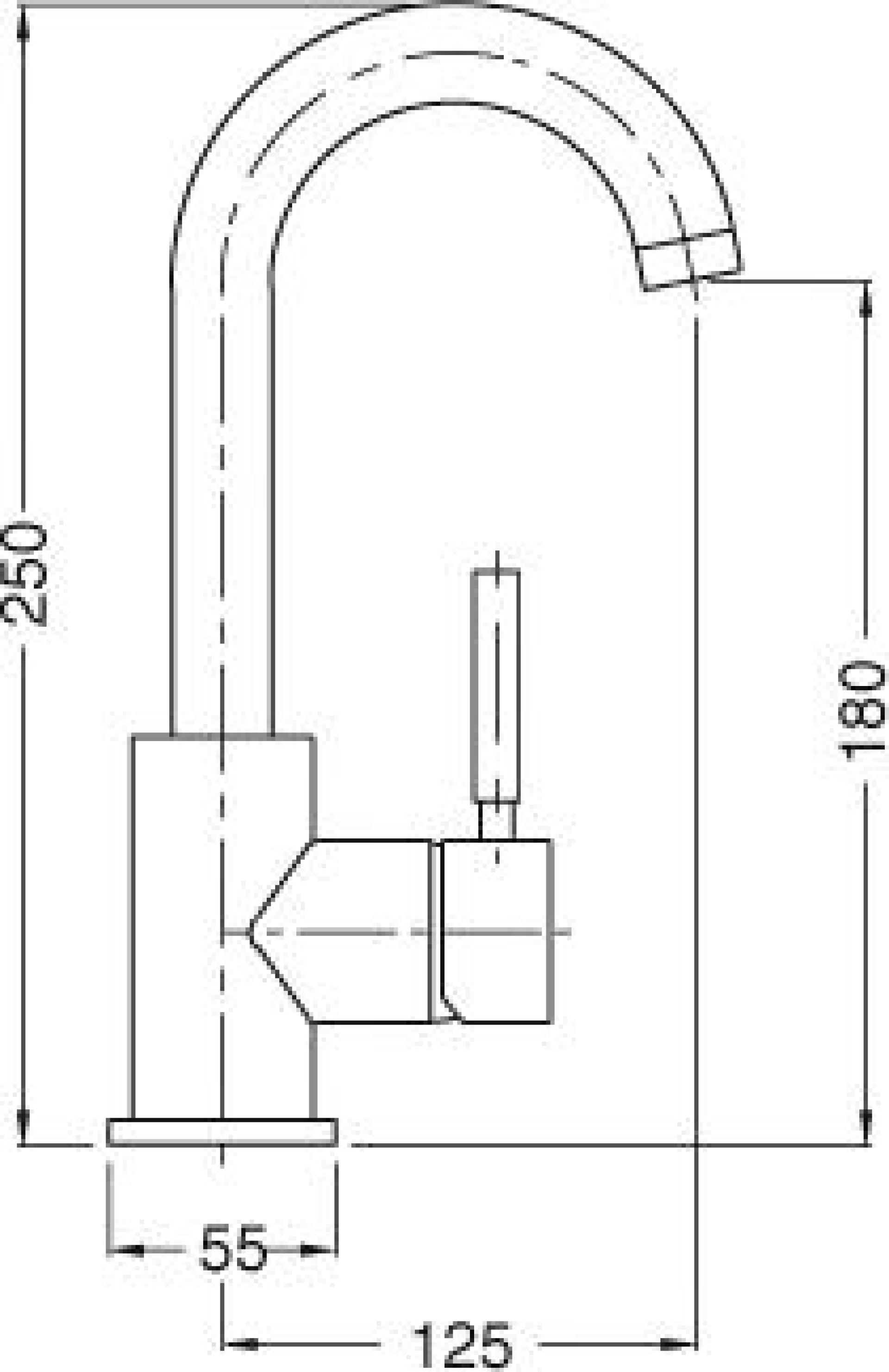 Смеситель Cezares Olimp LSM2 03/24 L для раковины