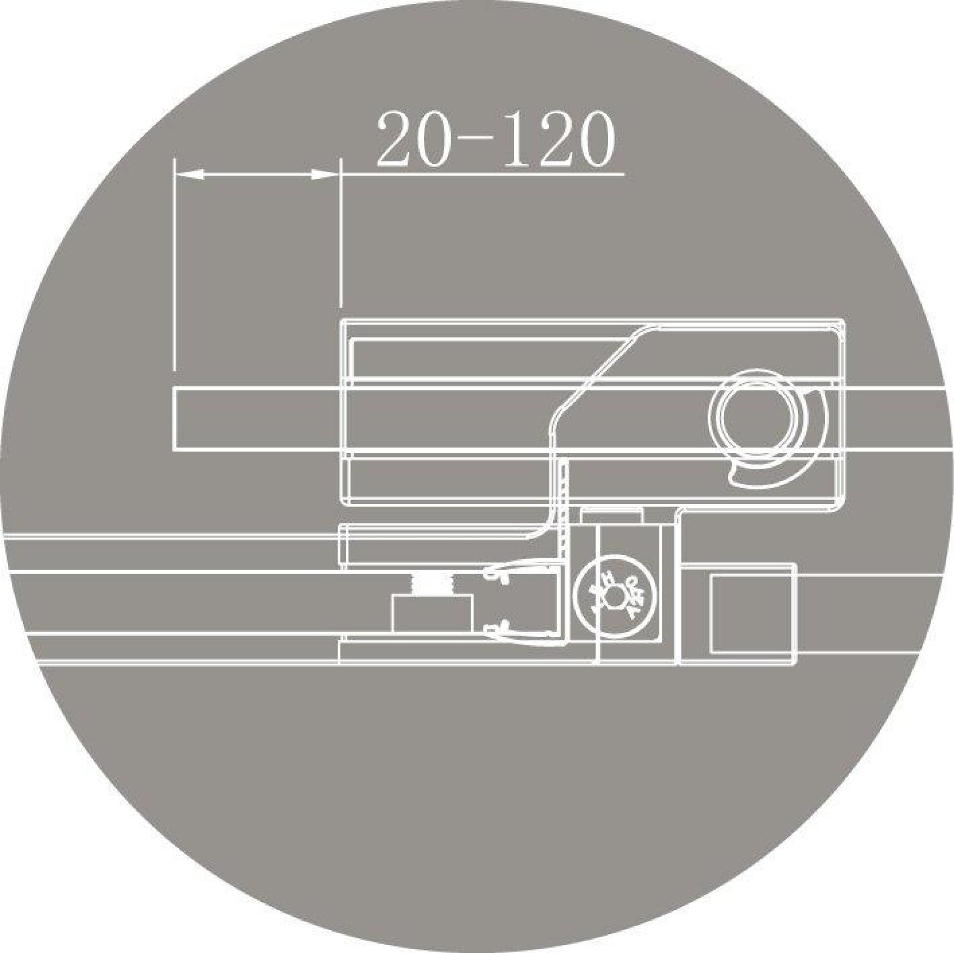 Душевая дверь в нишу Cezares SLIDER-B-1-80/90-C-Cr стекло прозрачное