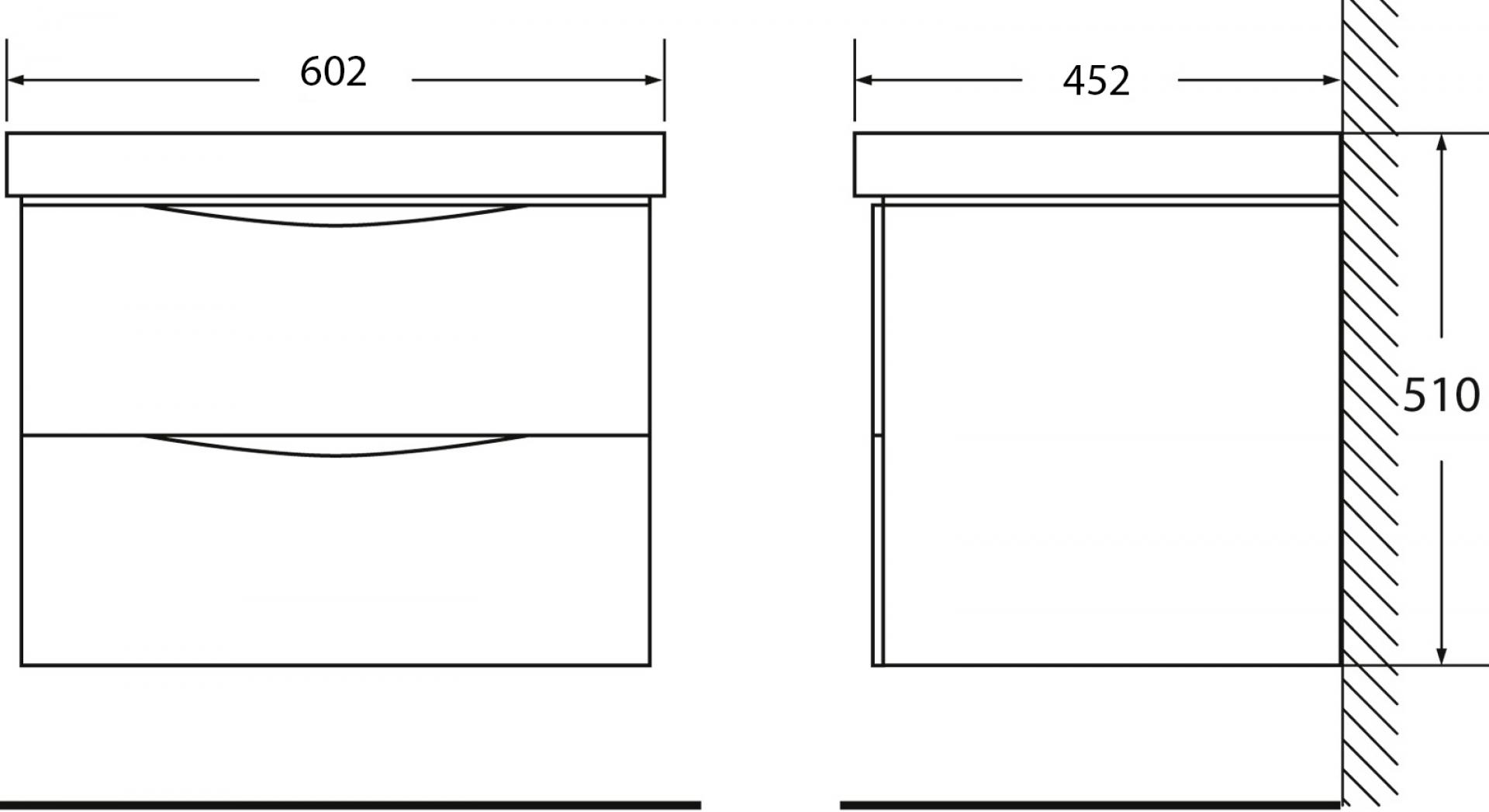 Мебель для ванной BelBagno Fly 60 rovere nature