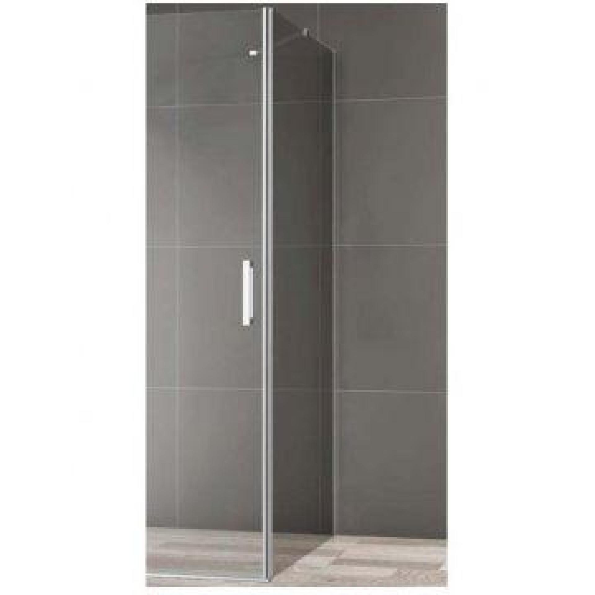 Перегородка душевая Cezares Bellagio 100 BELLAGIO-100-GL-FIX-C-GM стекло прозрачное