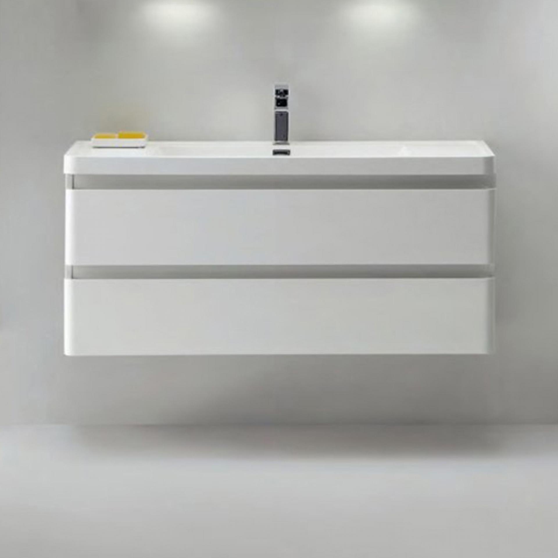 Тумба для комплекта BelBagno ENERGIA-N-1200-2C-SO-BL bianco lucido