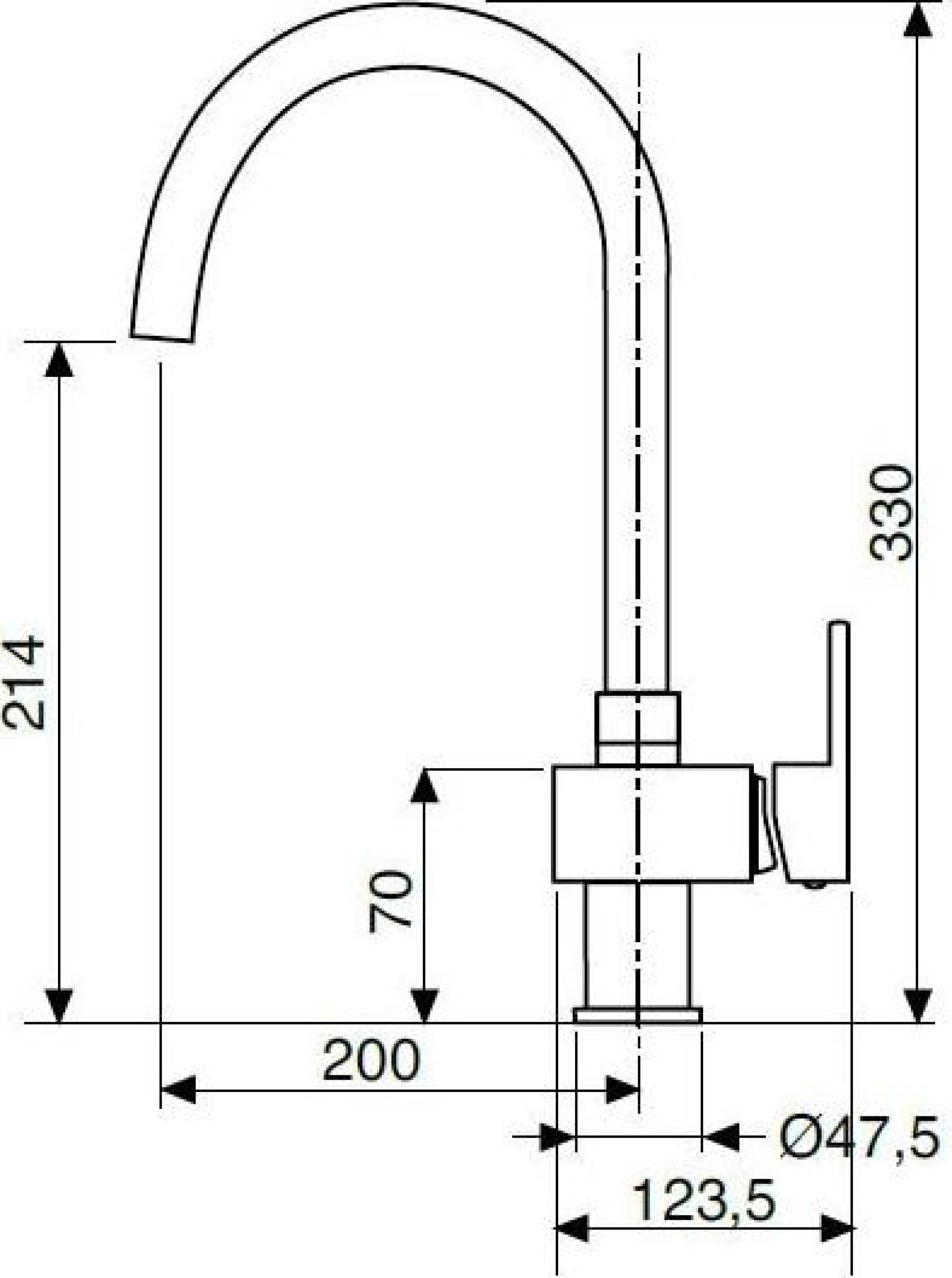 Смеситель для раковины Cezares UNIKA-LSM2-BIO-W0, белый