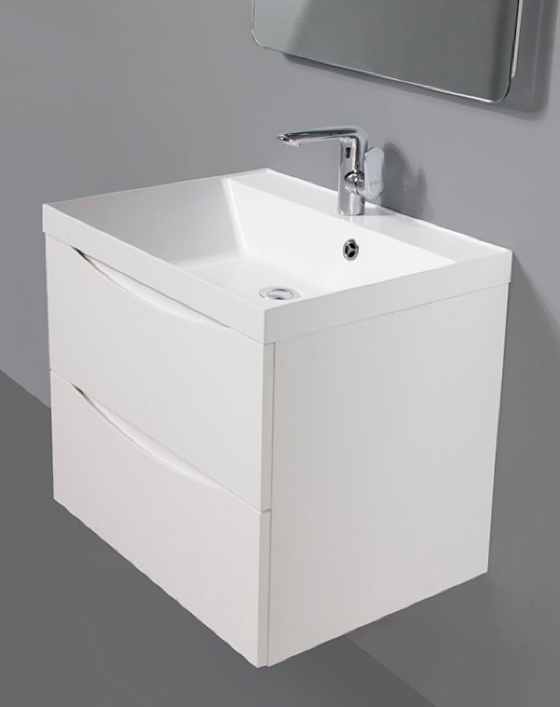 Тумба с раковиной BelBagno Marino 60 bianco opaco