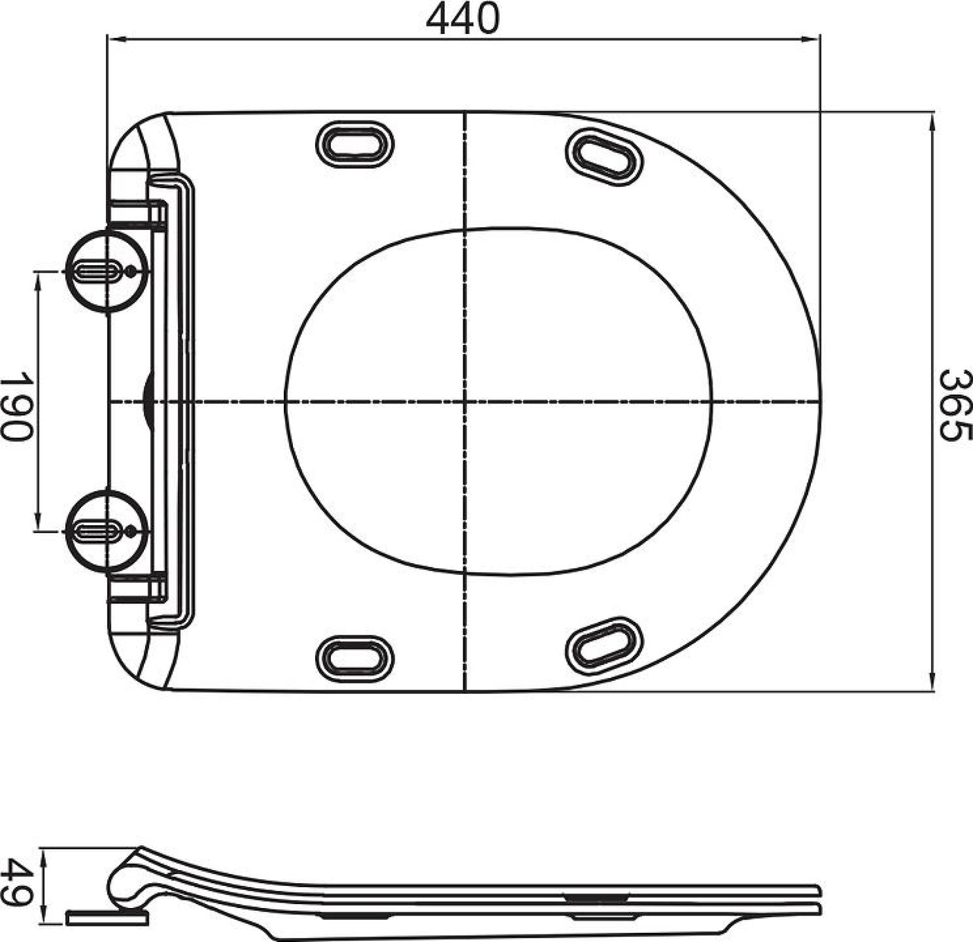 Крышка-сиденье Cezares Stylus CZR-2316-SC с микролифтом, белый