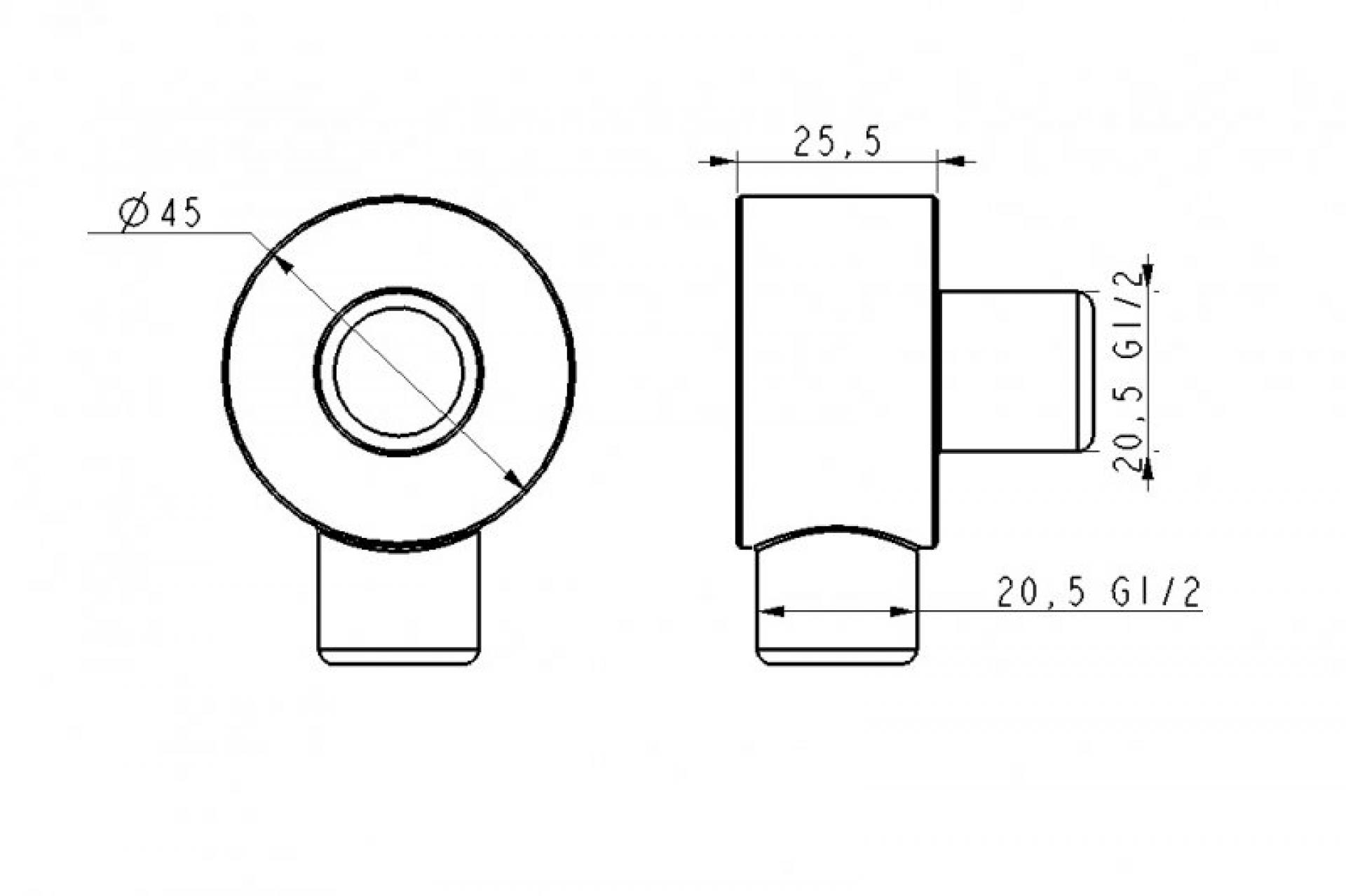 Шланговое подключение BelBagno Nova BB-DHL-IN