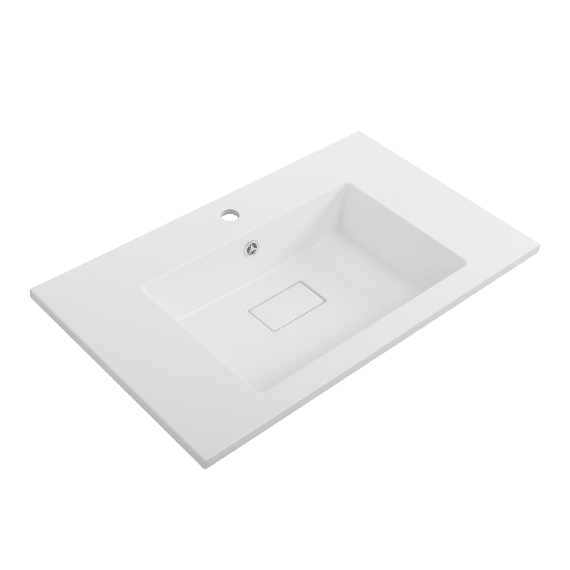 Накладная раковина Cezares Slider 80 CZR-800/480-LV-MR-PRS белый матовый