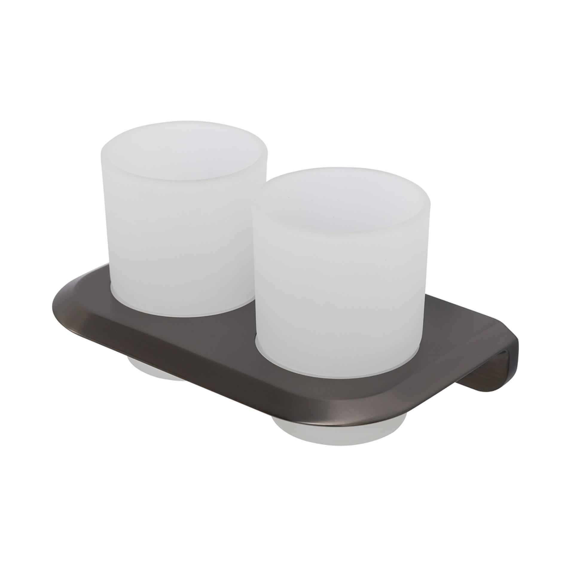 Стакан для зубных щеток Cezares Liner LINER-TUMDS-GM оружейная сталь