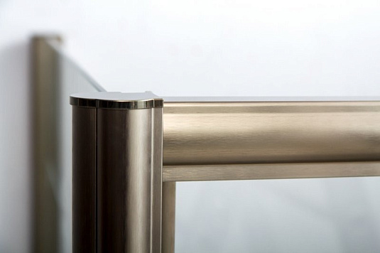 Душевой уголок Cezares GIUBILEO-AH-1-120/90-SCORREVOLE-CP-G стекло прозрачное узорчатое