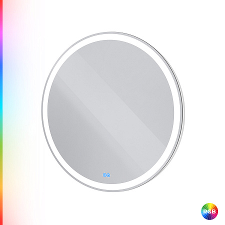 Зеркало Cezares 80х80 CZR-SPC-MC-800-RGB-TCH с подсветкой
