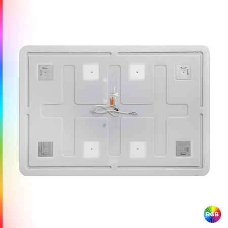 Зеркало Cezares 100х80 CZR-SPC-MC-1000-800-RGB-TCH с подсветкой