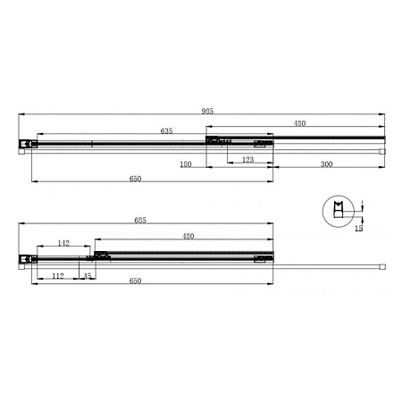 Шторка на ванну Cezares ECO-O-VF-11-100/145-C-Cr стекло прозрачное