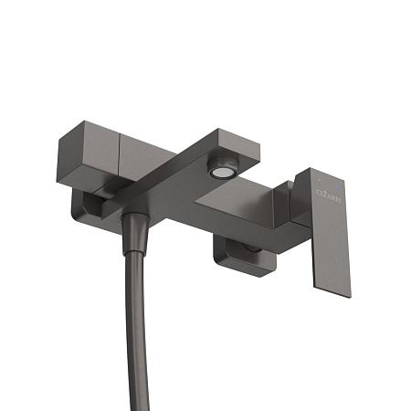 Смеситель для ванны с душем Cezares Slider SLIDER-VD-GM оружейная сталь