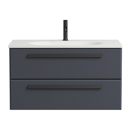 Тумба под раковину Cezares Eco 75 ECO-750-2C-SO-GR-P Grafito