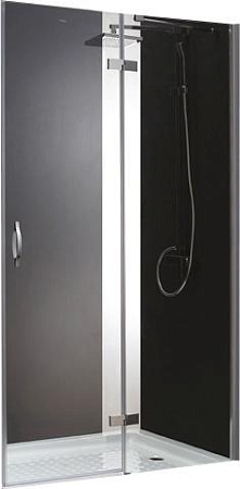 Дверь для душевого уголка Cezares BERGAMO-W-60/60-C-Cr-R стекло прозрачное