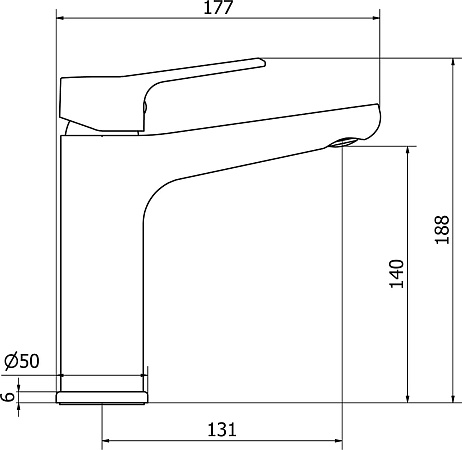 Смеситель Cezares Peonia LSM1 A 01 W0 для раковины