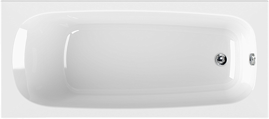 Акриловая ванна без опоры Cezares 165x70 ECO-165-70-41-W37, белая