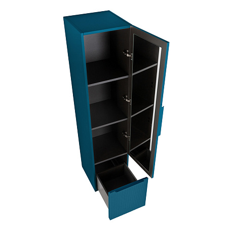 Шкаф-пенал Cezares Premium 35 55508 Blu Petrolio