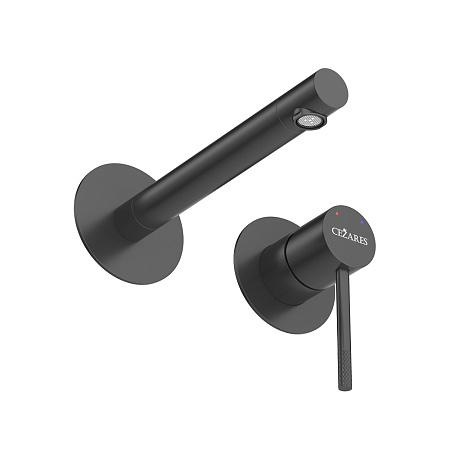 Смеситель для раковины Cezares Relax RELAX-BLI2-2-NOP-W0 черный матовый