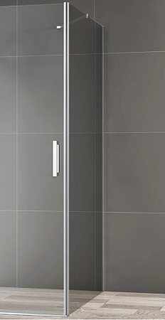 Перегородка душевая Cezares Slider 83.7 SLIDER-90-GL-FIX-C стекло прозрачное