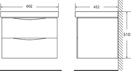 Мебель для ванной BelBagno Fly 60 rovere nature