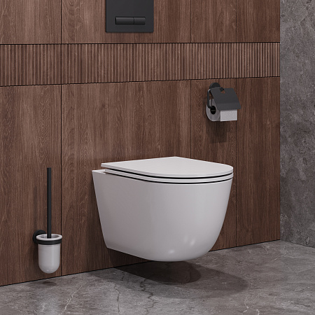 Подвесной унитаз Cezares Relax CZR-3806-53-TH-TOR/SC белый