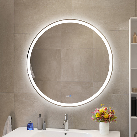 Зеркало Cezares 80х80 CZR-SPC-MC-800-RGB-TCH с подсветкой