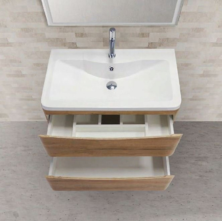 Тумба для комплекта BelBagno ACQUA-900-2C-SO-RR rovere rustico