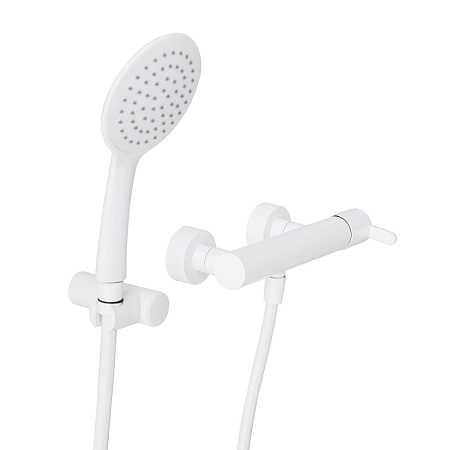 Смеситель для душа Cezares Leaf LEAF-D-BIO белый матовый