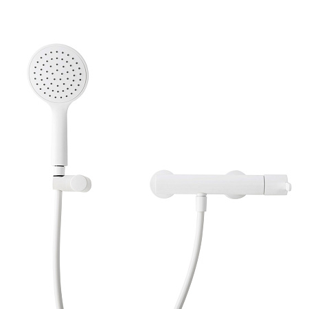 Смеситель для душа Cezares Leaf LEAF-D-BIO белый матовый