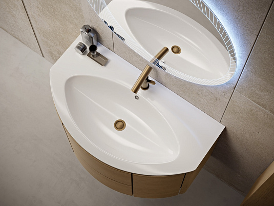 Зеркало Cezares 80х80 45053 с подсветкой