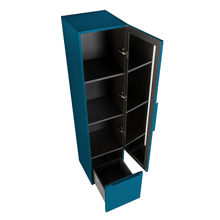 Шкаф-пенал Cezares Premium 35 55503 Blu Petrolio