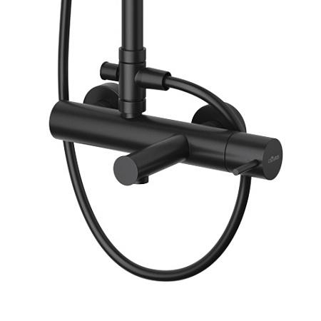 Душевая стойка Cezares Leaf LEAF-CVDA-30-L-NOP черный матовый