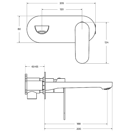Смеситель для раковины Cezares Stylus STYLUS-BLI1-01-W0 хром