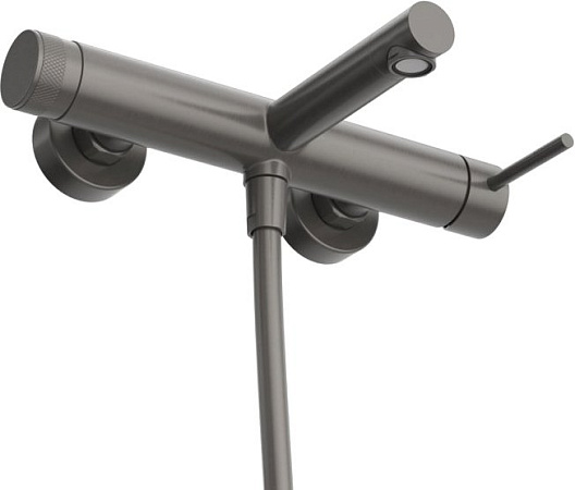 Смеситель для ванны с душем Cezares Relax RELAX-VD-GM оружейная сталь