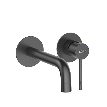 Смеситель для раковины Cezares Relax RELAX-BLI2-1-NOP-W0 черный матовый