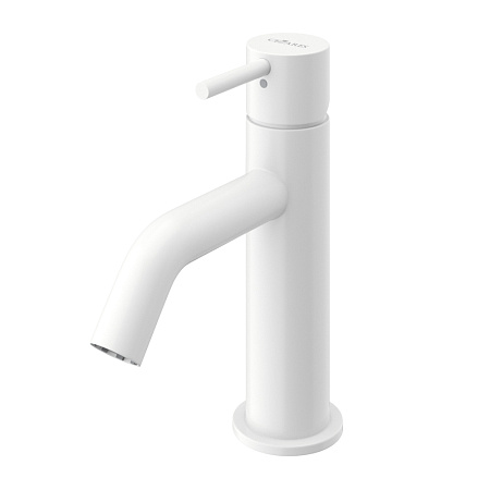 Смеситель для раковины Cezares Leaf LEAF-LSM2-L-BIO белый матовый